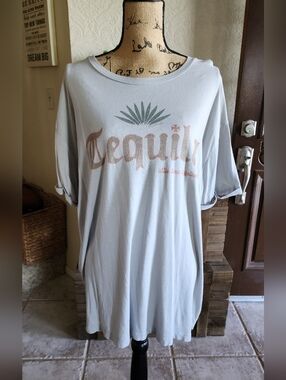Tequila Graphic Tunic Tee